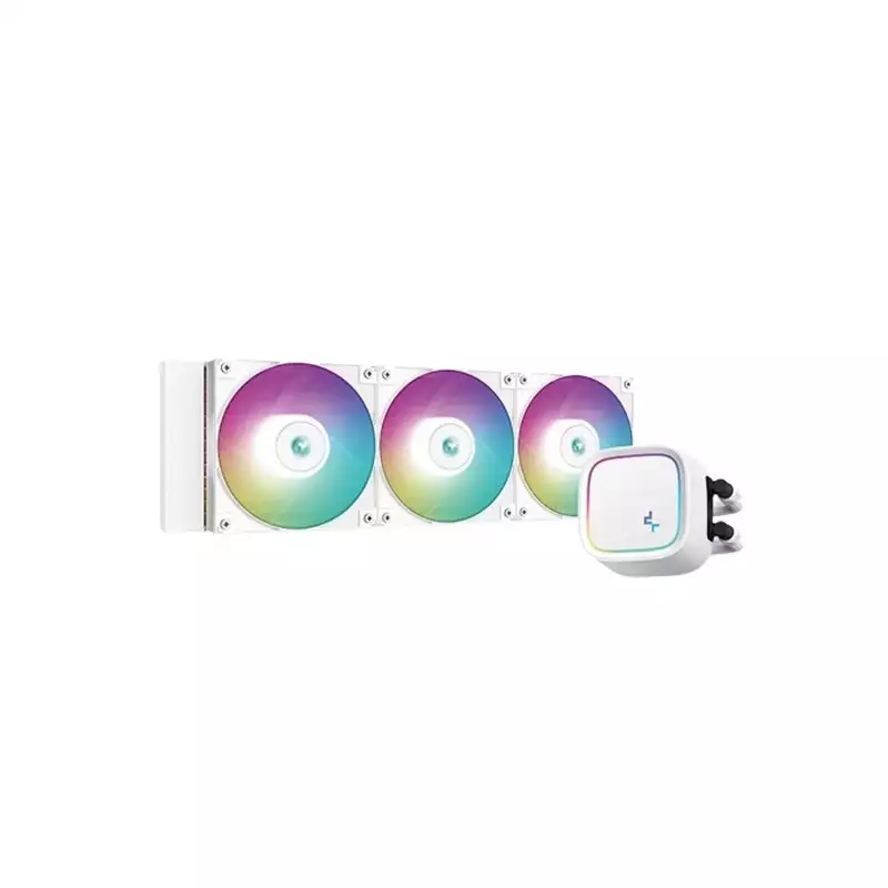 DEEPCOOL LE720 360mm ARGB All-in-One Liquid CPU Cooler (White)