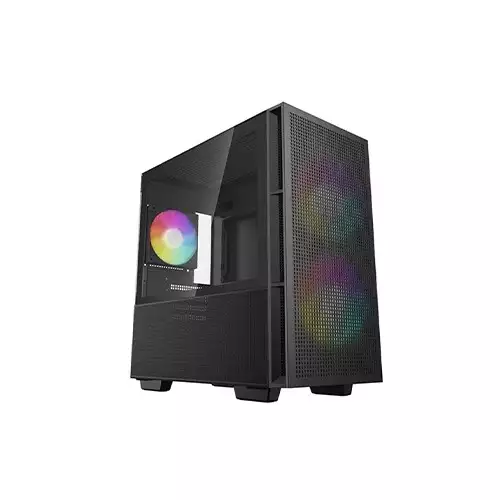 Deepcool CH360 High Airflow Micro ATX Mid-Tower Case (Black)
