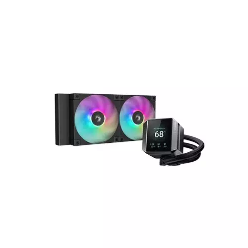 DeepCool MYSTIQUE 240 ARGB All In One Liquid CPU Cooler (Black)