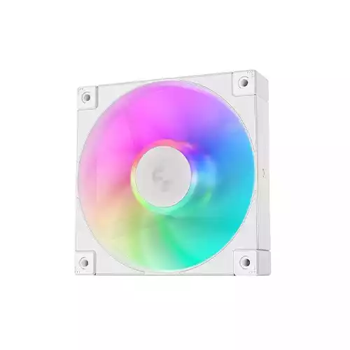 Deepcool FD12 ARGB WH 120mm Casing Cooling Fan (White)