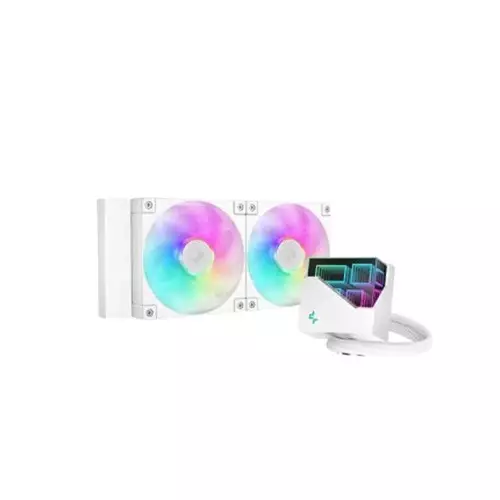 Deepcool LT240 WH ARGB 120mm All in One White Liquid CPU Cooler