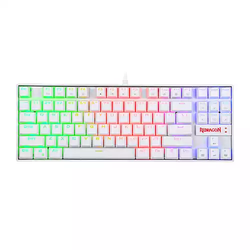 REDRAGON KUMARA K552 RGB MECHANICAL GAMING KEYBOARD (WHITE)