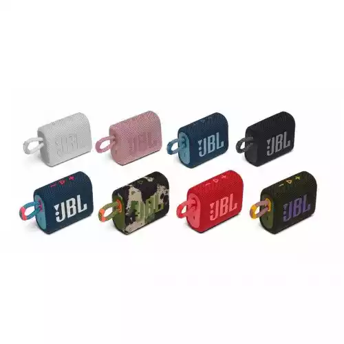 JBL Go 3 Portable Waterproof Bluetooth Speaker thumbnail