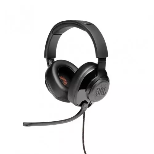 JBL Quantum 200 Wired Over-Ear Gaming Headphone with Flip-up Mic