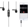 Boya BY-M1DM Dual Omni-directional Lavalier Microphone-1