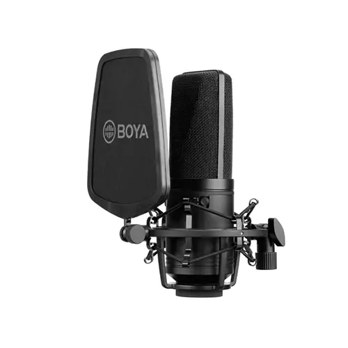 BOYA BY-M1000 Large-Diaphram Multi-Pattern Condenser Studio Microphone-1