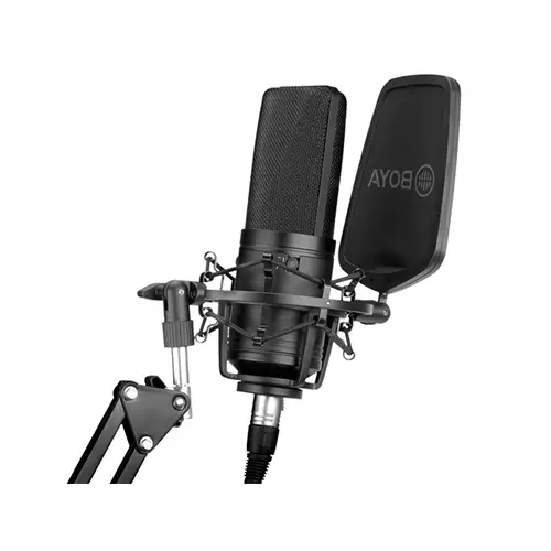BOYA BY-M1000 Large-Diaphram Multi-Pattern Condenser Studio Microphone-2