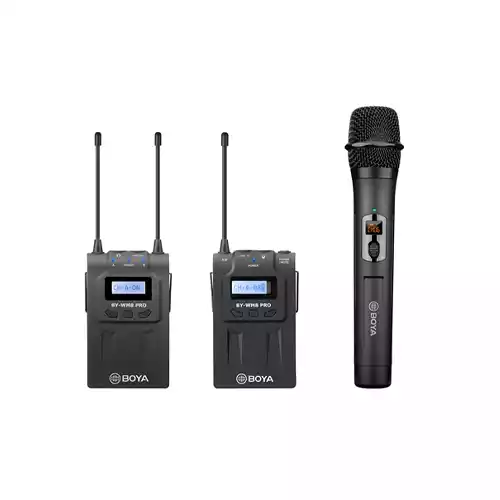 BOYA BY-WM8 PRO-K4 UHF Dual-Channel Wireless Microphone thumbnail