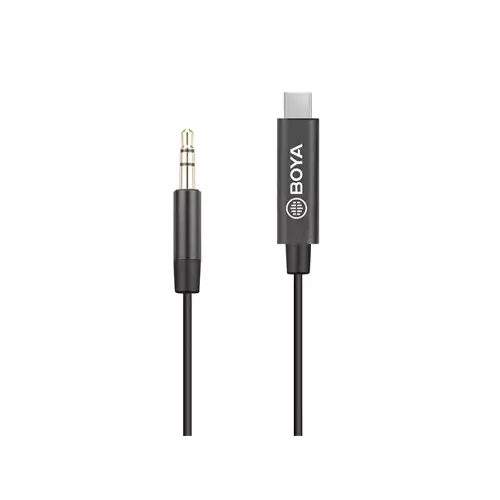 BOYA BY-K2 3.5MM TRS TO TYPE-C AUDIO ADAPTER