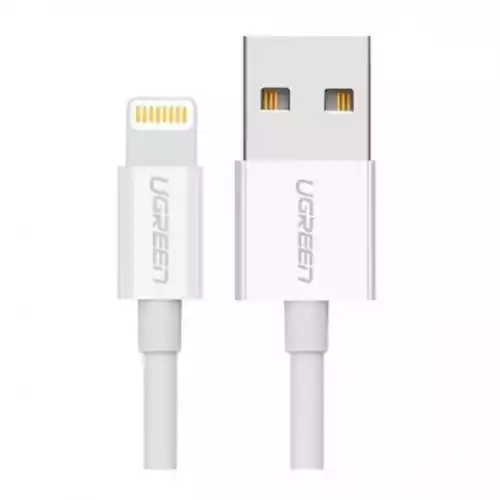 Ugreen 2.0 A Male to Lightning Male 0.25M USB Cable (20726) thumbnail
