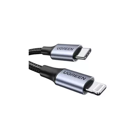 UGREEN US304 1M USB-C to Lightning Charging Black Data Cable