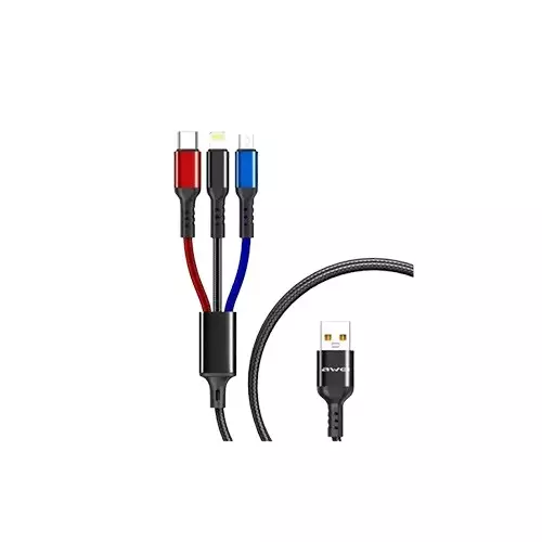 Awei CL-971 3 in 1 USB Charging Cable