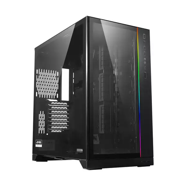LIAN LI O11 Dynamic XL ROG Tempered Glass Full Tower Gaming Case - Black
