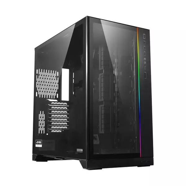 LIAN LI O11 Dynamic XL ROG Tempered Glass Full Tower Gaming Case - Black