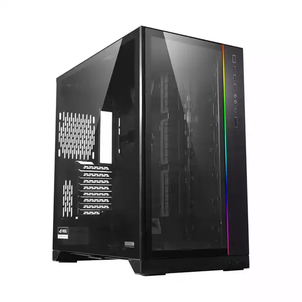 LIAN LI O11 Dynamic XL ROG Tempered Glass Full Tower Gaming Case - Black