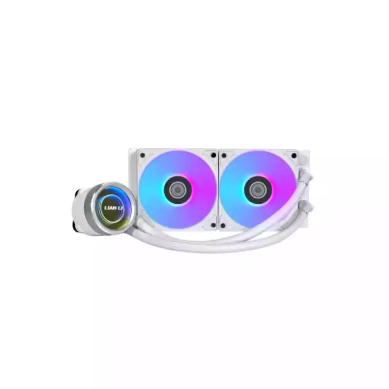 LIAN LI GALAHAD II TRINITY 240 ARGB ALL IN ONE LIQUID CPU COOLER WHITE