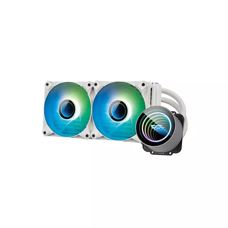 AIGO DARKFLASH TWISTER DXV2.6 240 LIQUID CPU COOLER WHITE