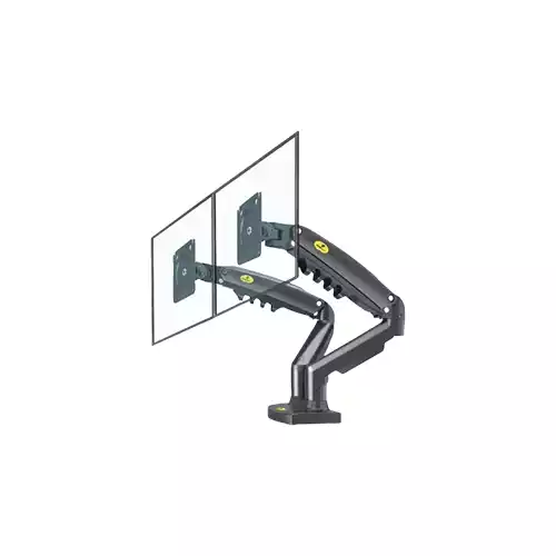MICROPACK DM-02 17-27 INCH LCD-LED MONITOR DUAL ARM DESK MOUNT STAND thumbnail