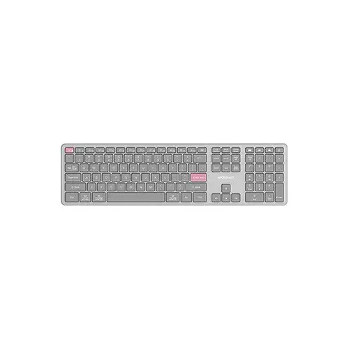 Micropack K-310W 2.4G+Bluetooth Rechargeable Wireless Keyboard (Gray)