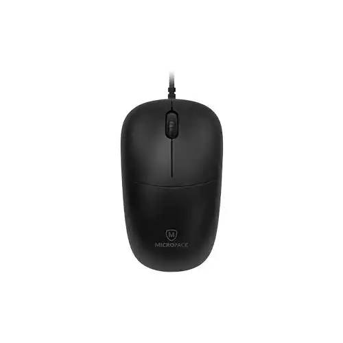 Micropack M-105 Silent Wired Optical Mouse Black