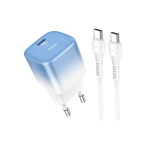Hoco C101A 20W PD Charger Adapter with Type-C Cable