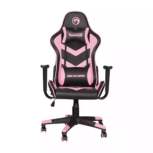 MARVO CH106 GAMING CHAIR (Black  Pink) thumbnail