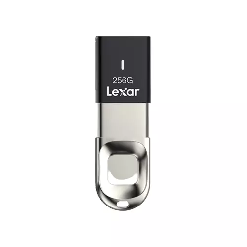 LEXAR 256GB JUMPDRIVE FINGERPRINT F35 USB 3.0 FLASH DRIVE