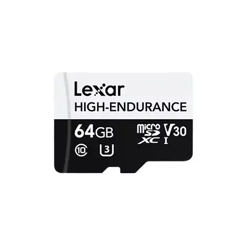 Lexar High-Endurance 64GB UHS-I MicroSD Memory Card