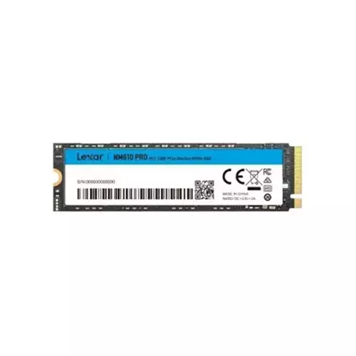 Lexar NM610 PRO 1TB 2280 PCIe Gen 3x4 M.2 NVMe SSD
