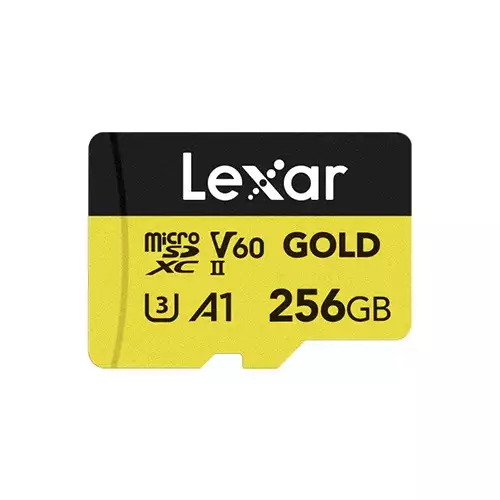 Lexar Professional GOLD 256GB microSDXC UHS-II Memory Card
