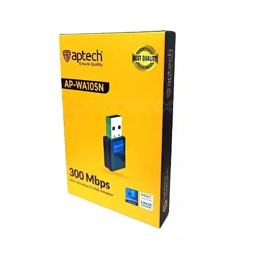 Aptech AP-WA105N 300Mbps USB WiFi Adapter