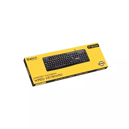 Aptech P720M Comfort Multimedia Wired Keyboard