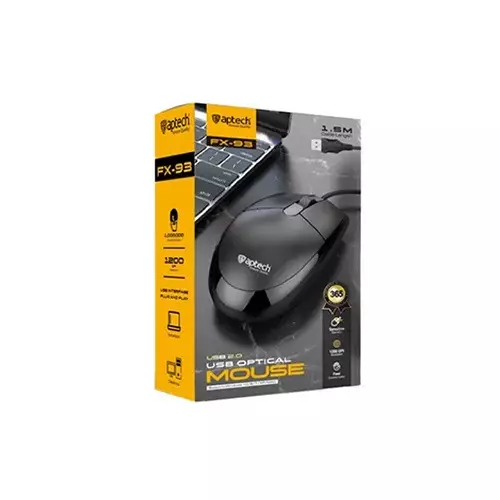 Aptech Fx-93 High precision Wired Optical Mouse