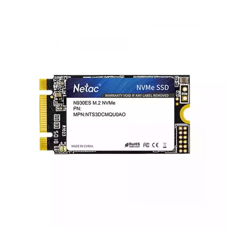 NETAC N930ES 256GB M.2 2242 PCIE 3.0 X2 NVME INTERNAL SSD thumbnail