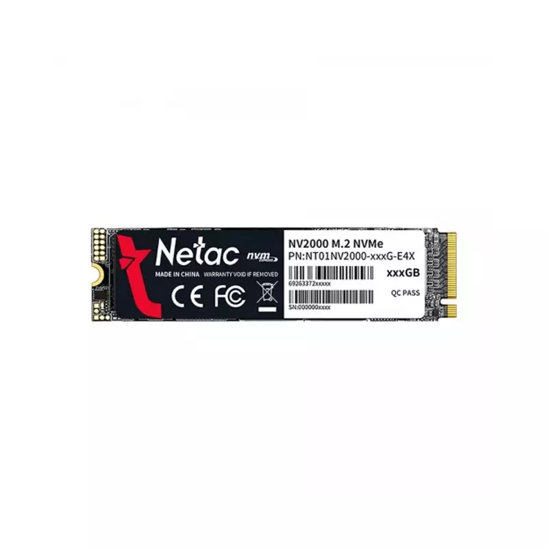 NETAC NV2000 256GB M.2 2280 PCIE 3.0 X4 NVME INTERNAL SSD