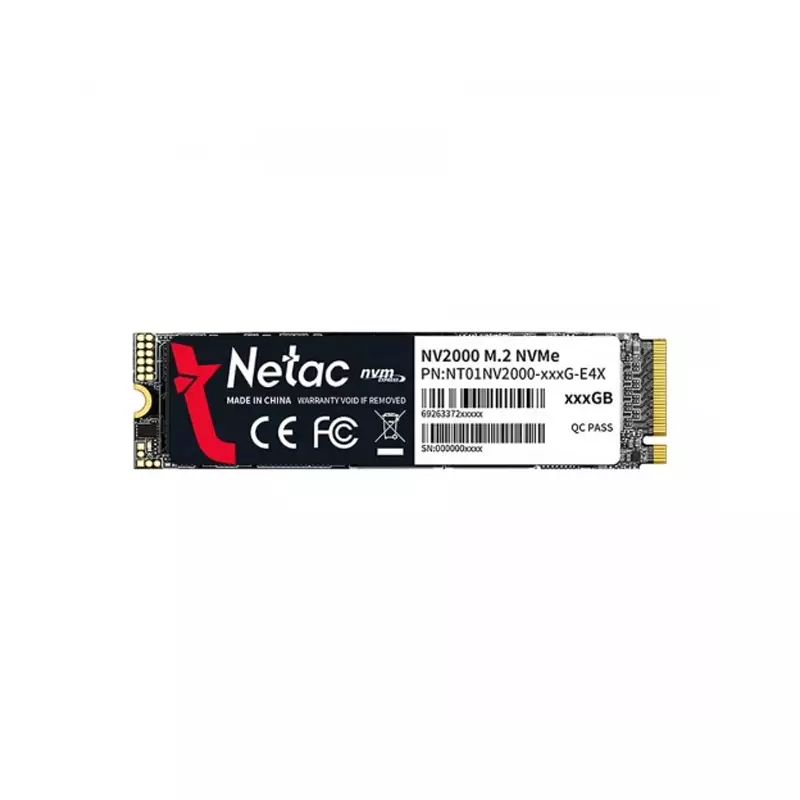 NETAC NV2000 256GB M.2 2280 PCIE 3.0 X4 NVME INTERNAL SSD