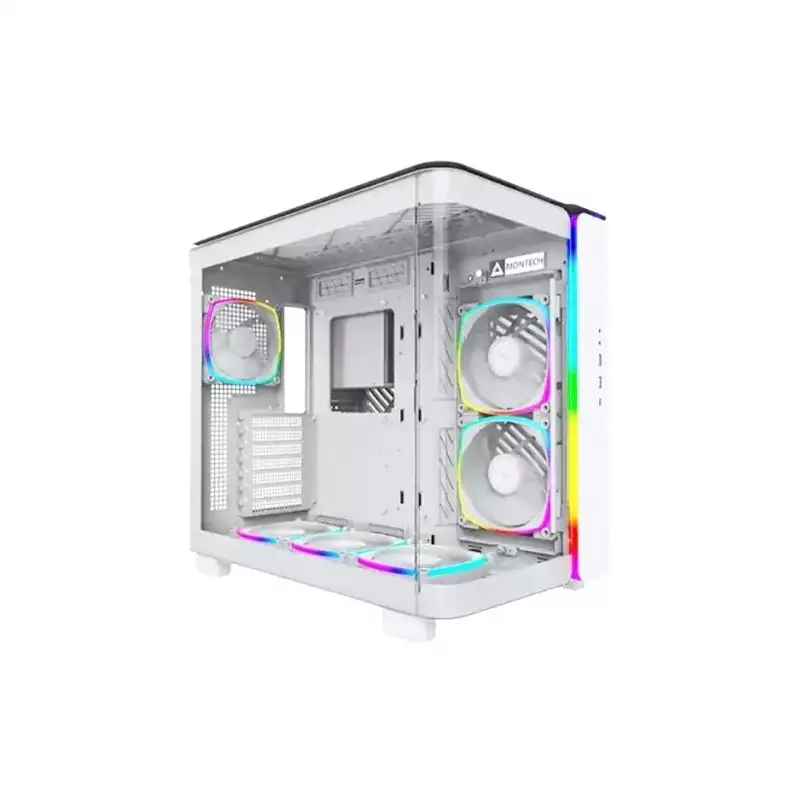 MONTECH KING 95 PRO ATX MID TOWER GAMING CASE WHITE