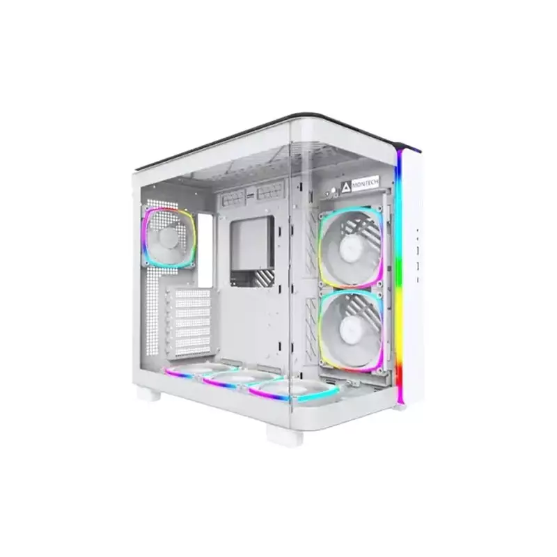 MONTECH KING 95 PRO ATX MID TOWER GAMING CASE WHITE