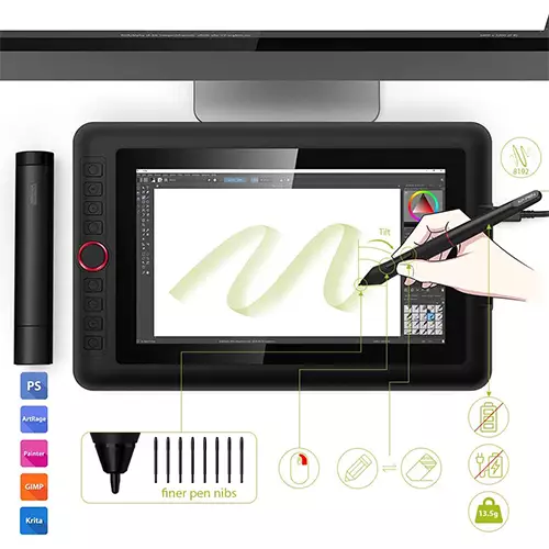 XP-PEN Artist 12 Pro Cheap 11.6-inch Fully Laminated Graphics Tablet-2