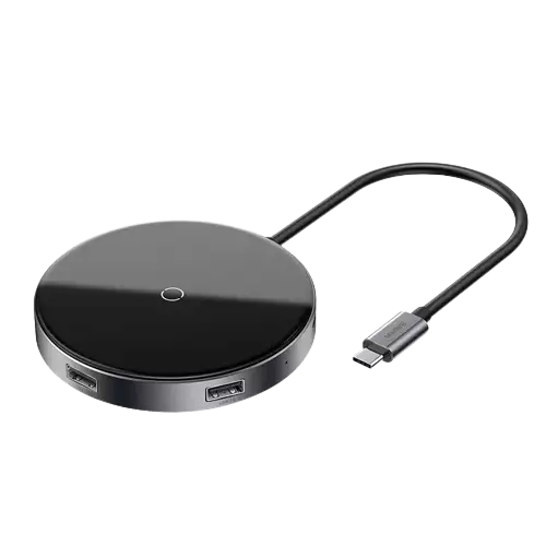 Baseus WXJMY-0G Circular Mirror Wireless Charger HUB