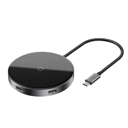 Baseus WXJMY-0G Circular Mirror Wireless Charger HUB