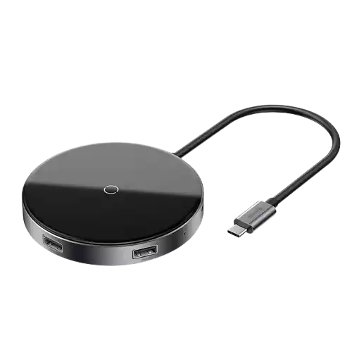 Baseus WXJMY-0G Circular Mirror Wireless Charger HUB