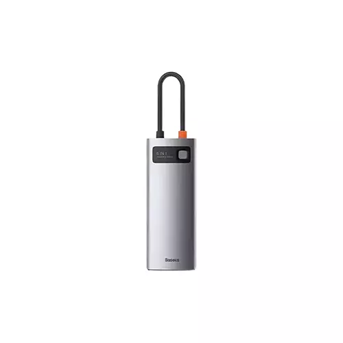 BASEUS CAHUB-CW0G METAL GLEAM SERIES 6-IN-1 MULTIFUNCTIONAL TYPE-C HUB