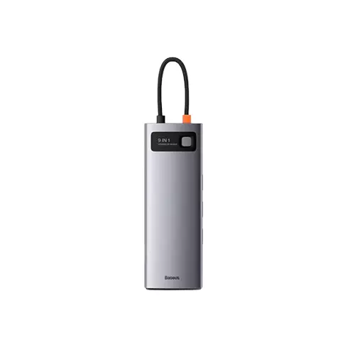 BASEUS CAHUB-CU0G METAL GLEAM SERIES 9-IN-1 MULTIFUNCTIONAL TYPE-C HUB
