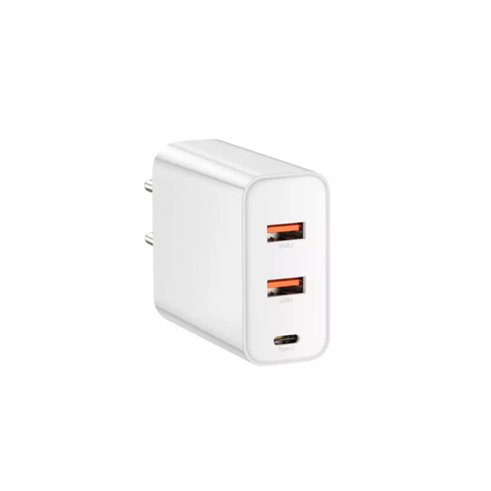 BASEUS CCFS-G02 PPS 60W THREE OUTPUT QUICK CHARGER (WHITE)
