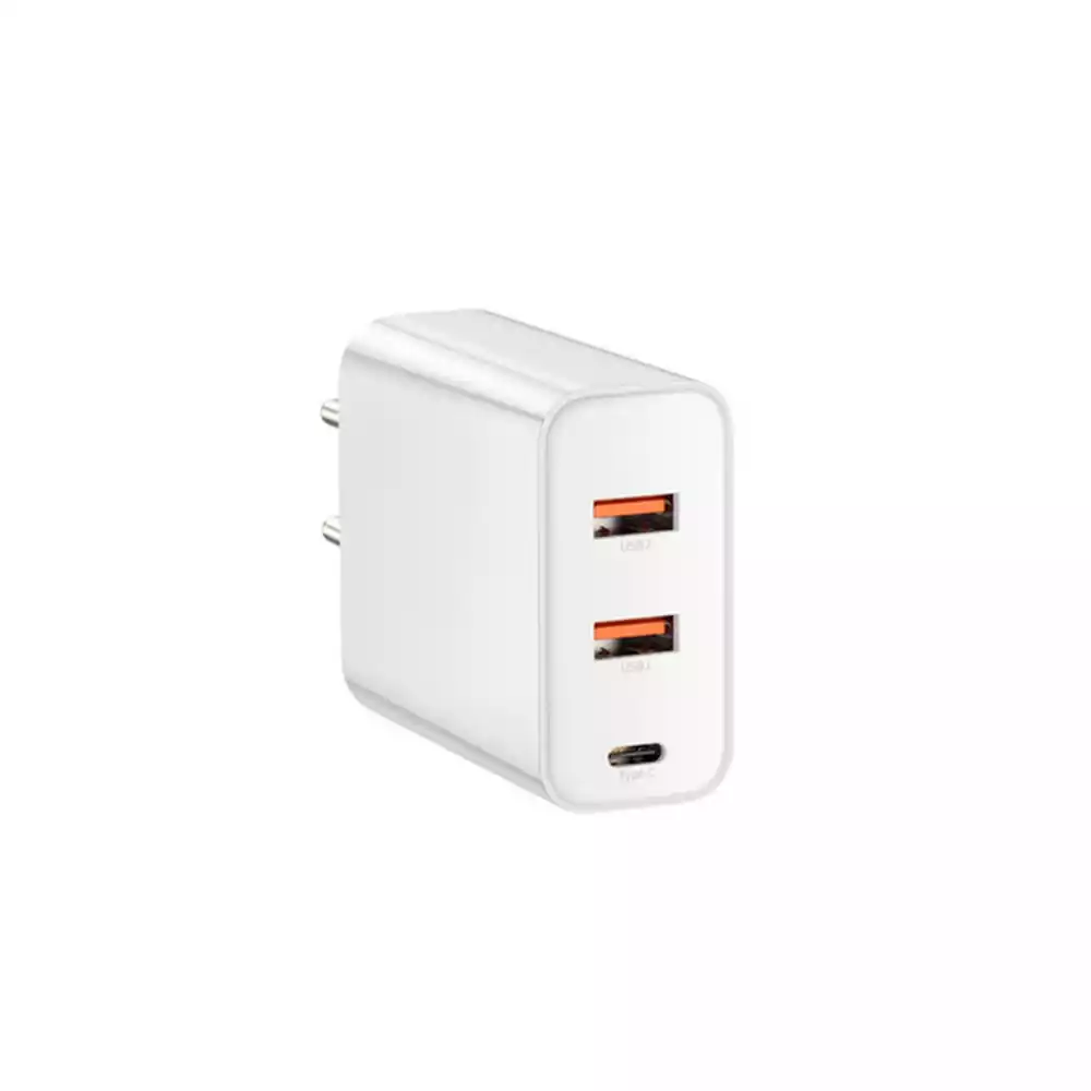 BASEUS CCFS-G02 PPS 60W THREE OUTPUT QUICK CHARGER (WHITE) thumbnail