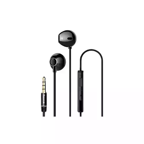 BASEUS ENCOK NGH06-01 IN-EAR WIRED BLACK EARPHONE thumbnail