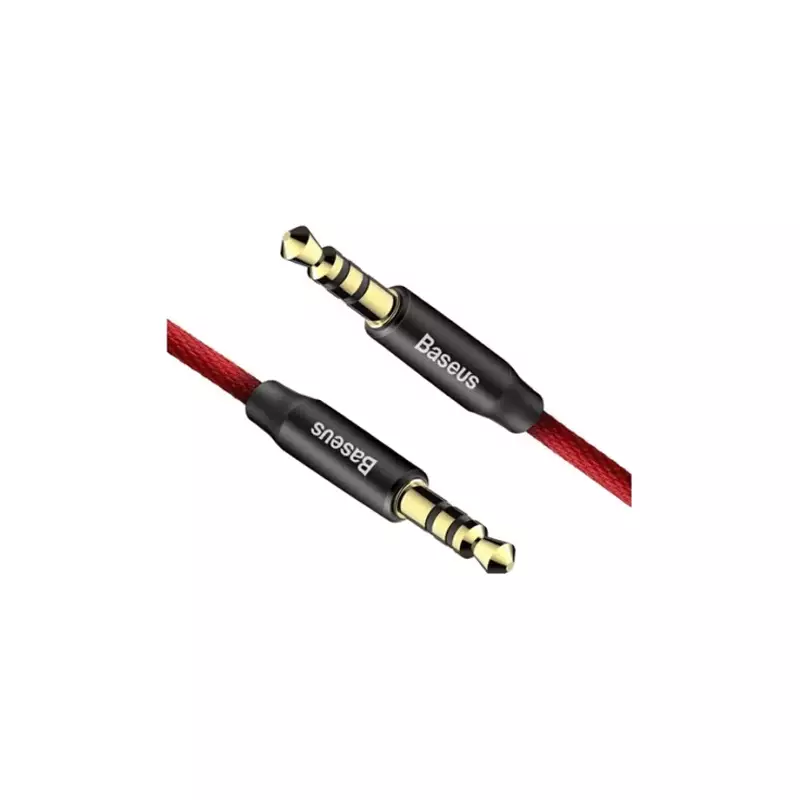 BASEUS CAM30-C91 YIVEN M30 1.5M RED+BLACK AUDIO CABLE