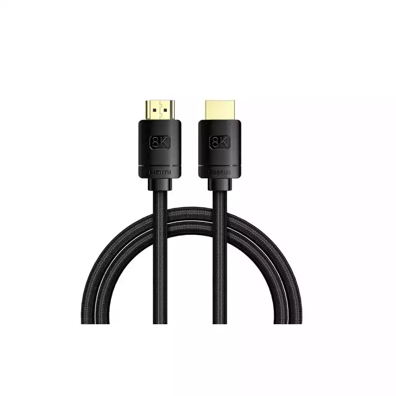 BASEUS 5M 8K HIGH DEFINITION SERIES HDMI TO HDMI BLACK ADAPTER CABLE thumbnail