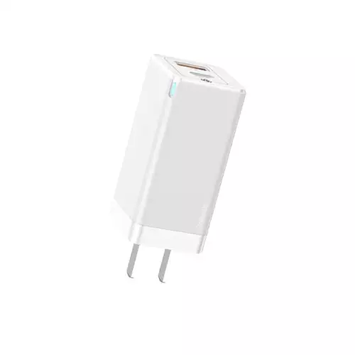 BASEUS GAN2 QC USB & USB-C 45W CN WHITE WALL CHARGER